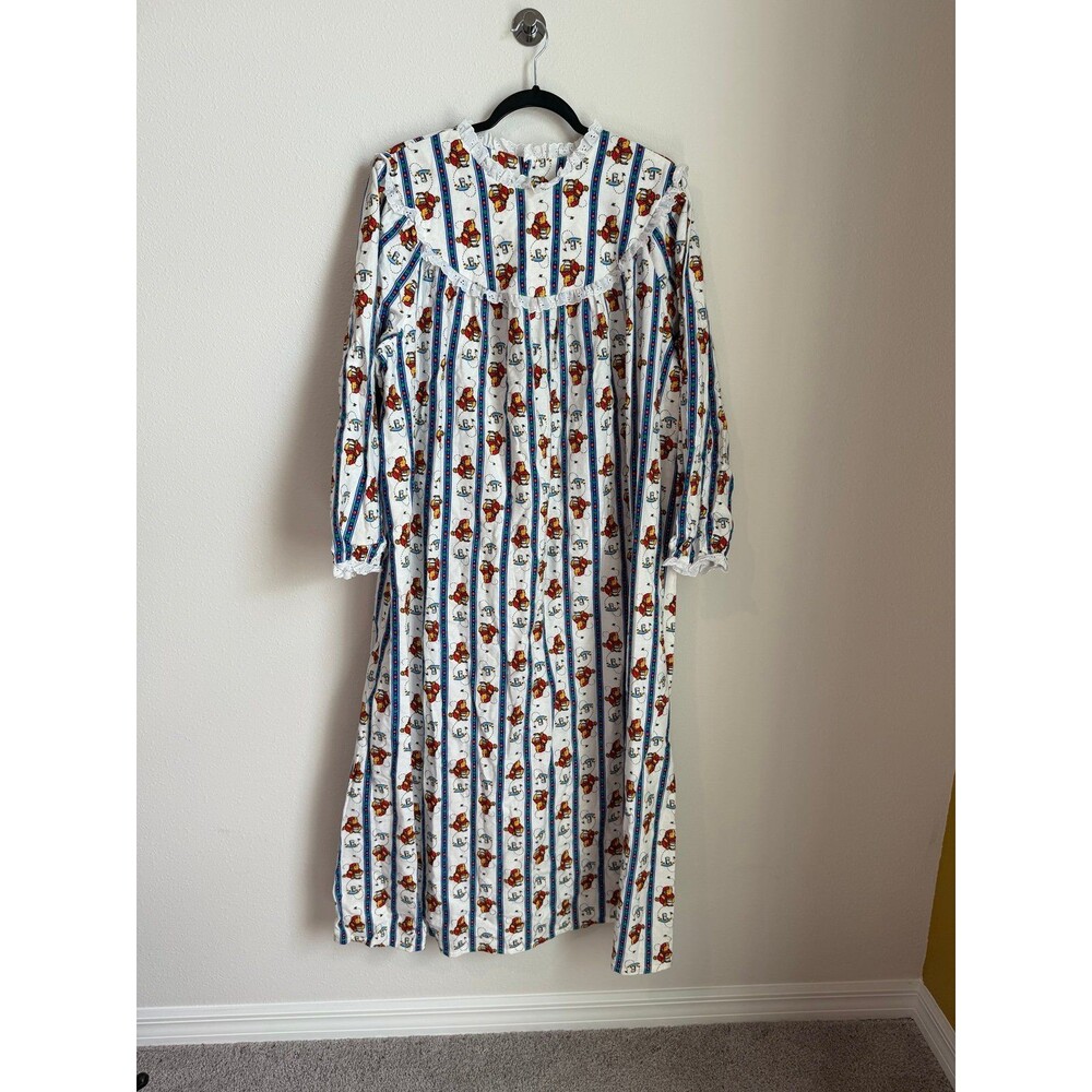 Vintage Walt Disney Lanz of Salzburg Winnie the Pooh Nightgown Size 1X NWT! - Picture 2 of 12